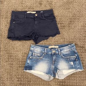 Lot (2) Zara denim shorts
